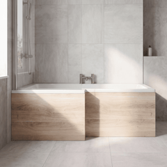 [BBPA3035] Chartley 1700mm Square Bath Front Panel - Choice of Colour - Lifestyle 1