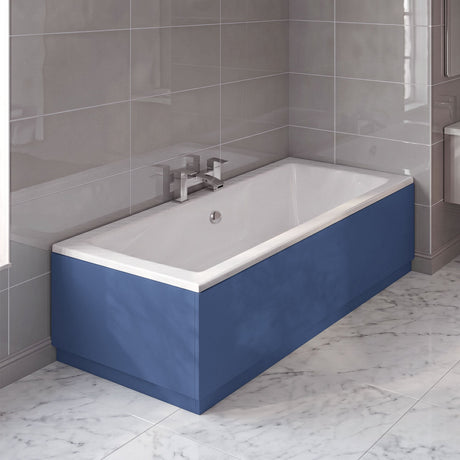 [BBPA370] Straight Bath End Panel with Plinth - Choice of Size and Colour - Silo