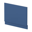 [BBPA371] 750mm Straight Reversible Bath End Panel & Plinth - Satin Blue - Cutout