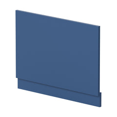 [BBPA371] 750mm Straight Reversible Bath End Panel & Plinth - Satin Blue - Cutout