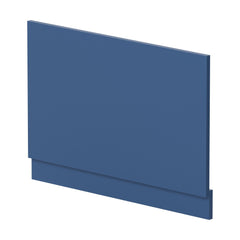 [BBPA372] 800mm Straight Reversible Bath End Panel & Plinth - Satin Blue - Cutout