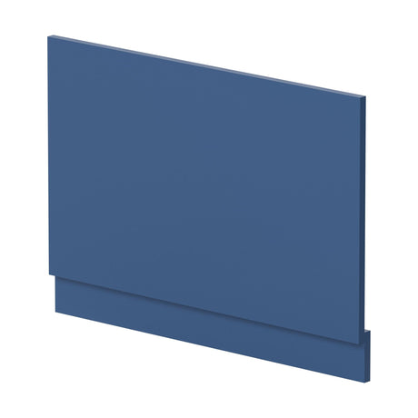 [BBPA372] 800mm Straight Reversible Bath End Panel & Plinth - Satin Blue - Cutout