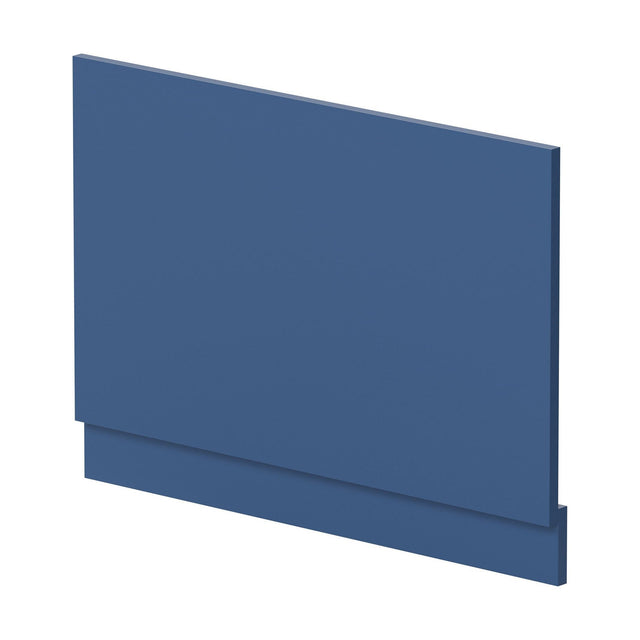 [BBPA372] 800mm Straight Reversible Bath End Panel & Plinth - Satin Blue - Cutout