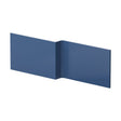 [BBPA373] 1700mm L Shape Square Reversible Bath Front Panel - Satin Blue - Cutout