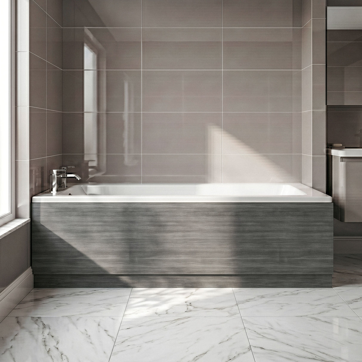 [BBPA505] Straight Bath Front Panel Available - Choice of Size and Colour - Silo