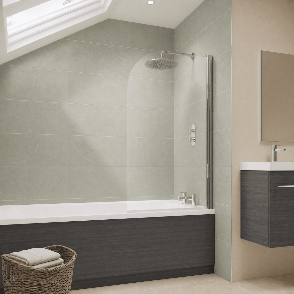 [BBPA507] Straight Bath Front Panel Available - Choice of Size and Colour - Lifestyle 1