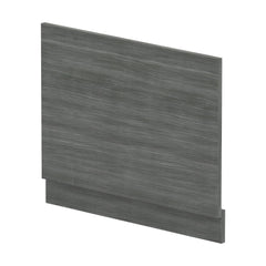 [BBPA511] 700mm Bath MFC End Panel & Plinth - Woodgrain Anthracite - Cutout