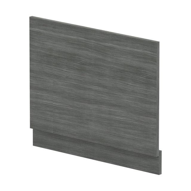 [BBPA511] 700mm Bath MFC End Panel & Plinth - Woodgrain Anthracite - Cutout
