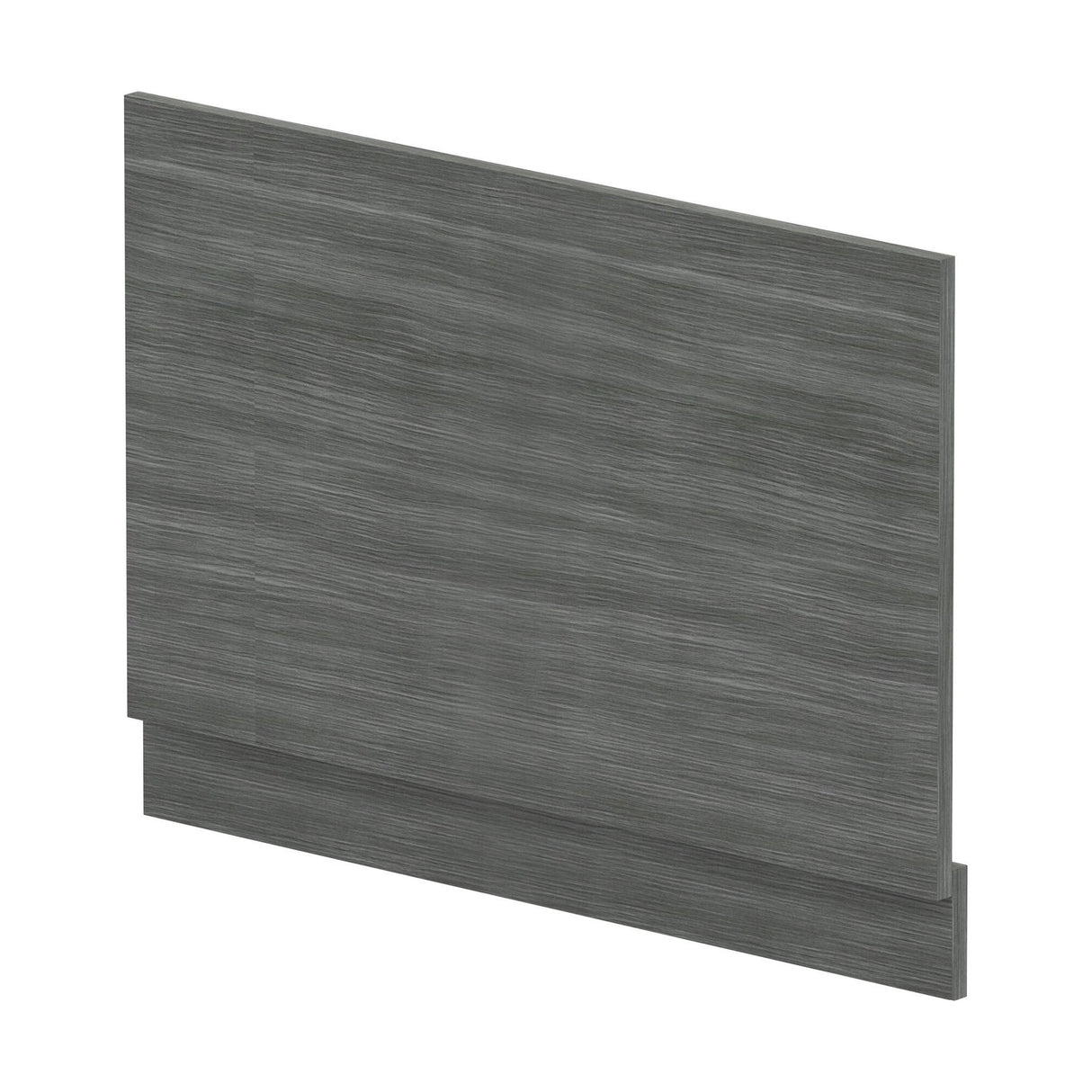 [BBPA513] 800mm Bath MFC End Panel & Plinth - Woodgrain Anthracite - Cutout