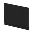 [BBPA613] 800mm Bath MFC End Panel & Plinth - Woodgrain Charcoal Black - Cutout