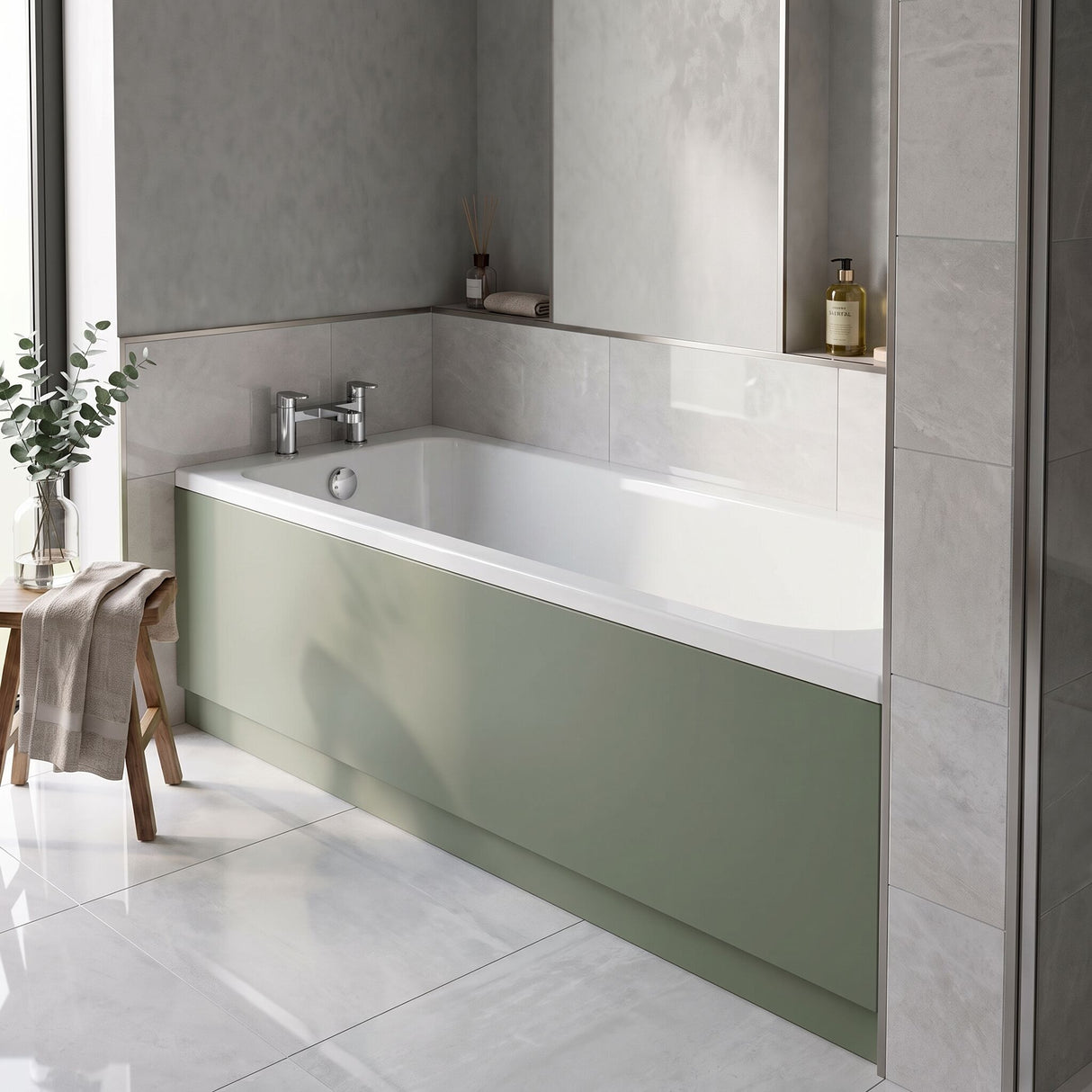 [BBPA805] Straight Bath Front Panel Available - Choice of Size and Colour - Lifestyle 1
