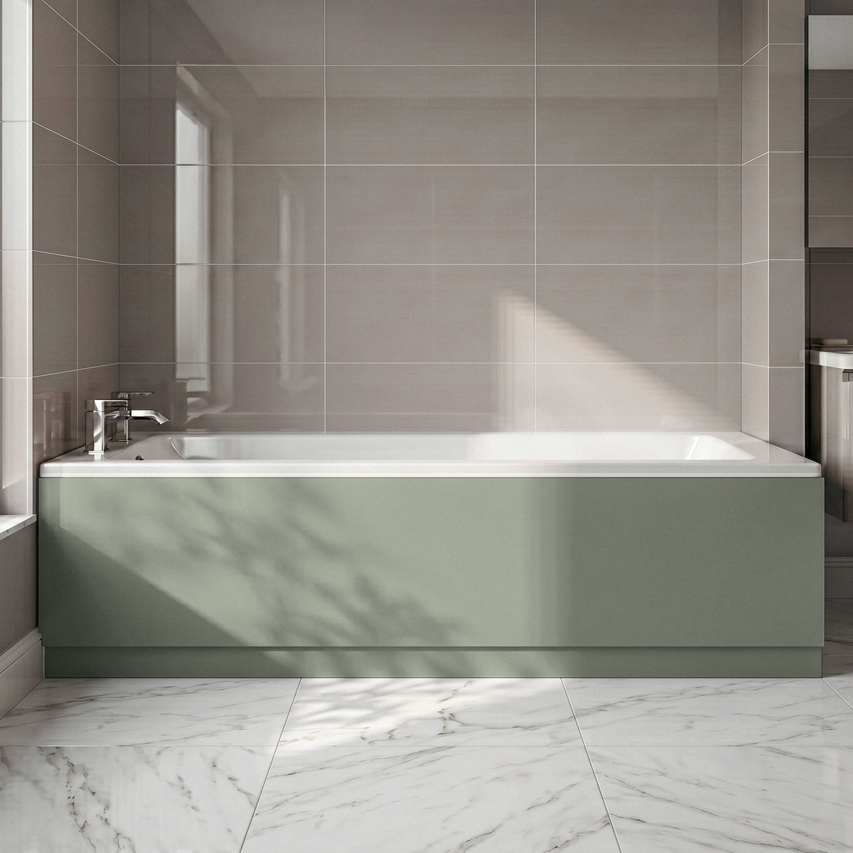 [BBPA807] Straight Bath Front Panel Available - Choice of Size and Colour - Silo