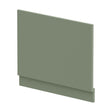 [BBPA811] 700mm Bath MDF End Panel & Plinth - Satin Green - Cutout