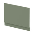 [BBPA813] 800mm Bath MDF End Panel & Plinth - Satin Green - Cutout