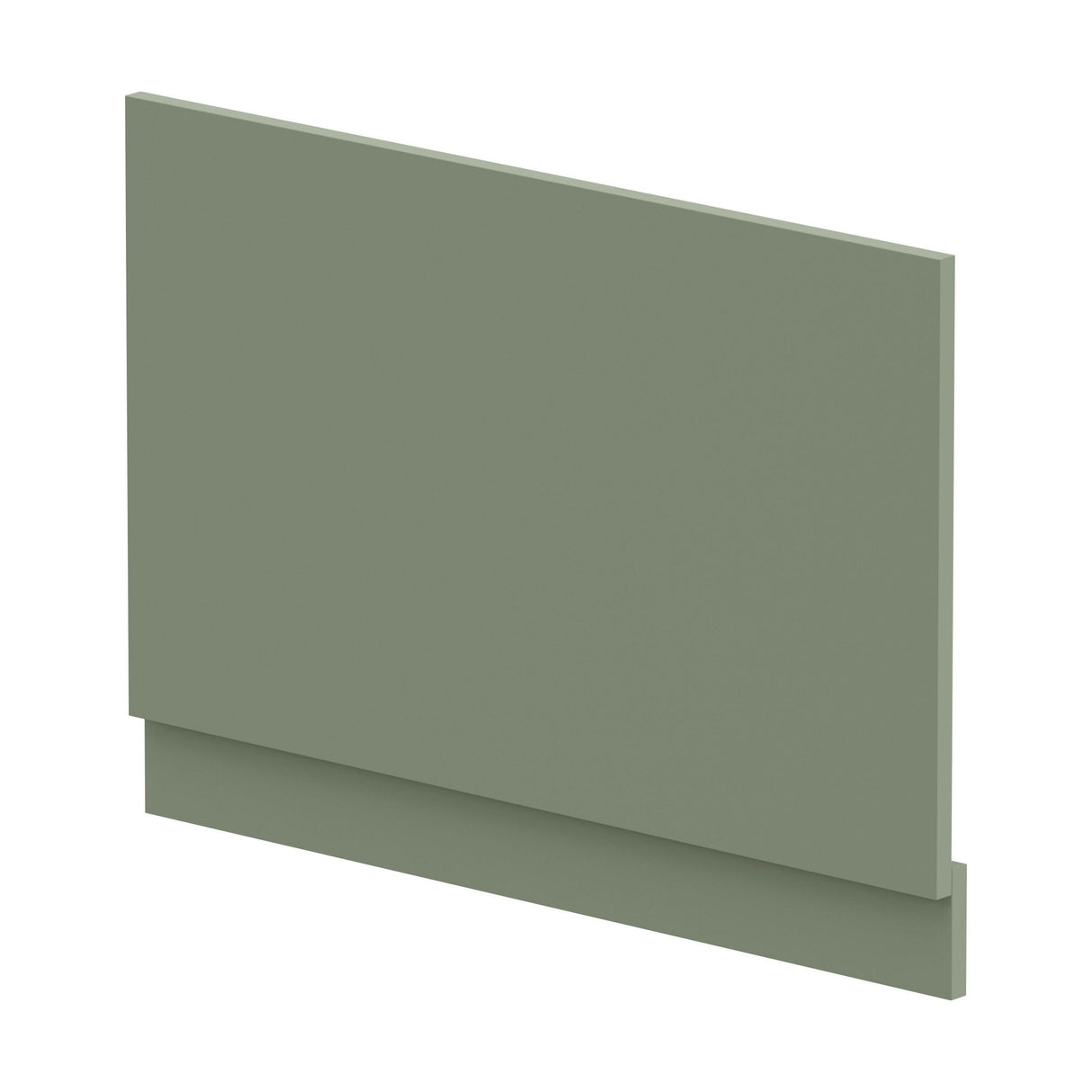 [BBPA813] 800mm Bath MDF End Panel & Plinth - Satin Green - Cutout
