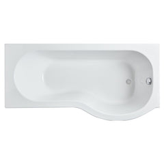 [BBPB1785R] Balterley Modern P Shape Left Hand Shower Bath Tub with Leg Set - Cutout