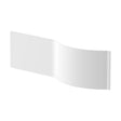 [BBPB200] Contemporary Acrylic P-Shaped Front Bath Panel for Curved Shower Baths - Cutout
