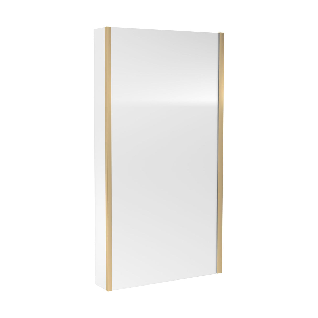 [BBSCBS28] Contemporary 6mm Toughened Safety Glass Reversible L-Shaped Bath Screen Fixed - Cutout