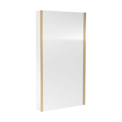 [BBSCBS28] Contemporary 6mm Toughened Safety Glass Reversible L-Shaped Bath Screen Fixed - Cutout