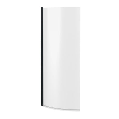 [BBSCCS0BP] Contemporary Curved 6mm Toughened Safety Glass Reversible P-Bath Bath Shower Screen - Cutout