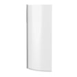 [BBSCCS0] Contemporary Curved 6mm Toughened Safety Glass Reversible P-Bath Bath Shower Screen - Cutout