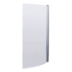 Contemporary Curved 6mm Toughened Safety Glass Reversible B-Bath Screen