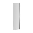 [BBSCSF1] Balterley Modern Fixed 6mm Toughened Safety Glass Reversible Bath Screen, 350mm - Chrome - Cutout