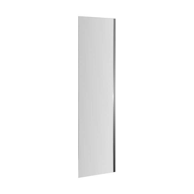 [BBSCSF1] Balterley Modern Fixed 6mm Toughened Safety Glass Reversible Bath Screen, 350mm - Chrome - Cutout