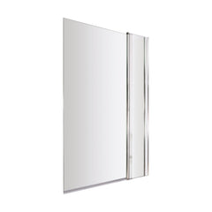 [BBSCSQ1] Contemporary Square Bath Shower Screen - Choice of Style and Finish - Cutout