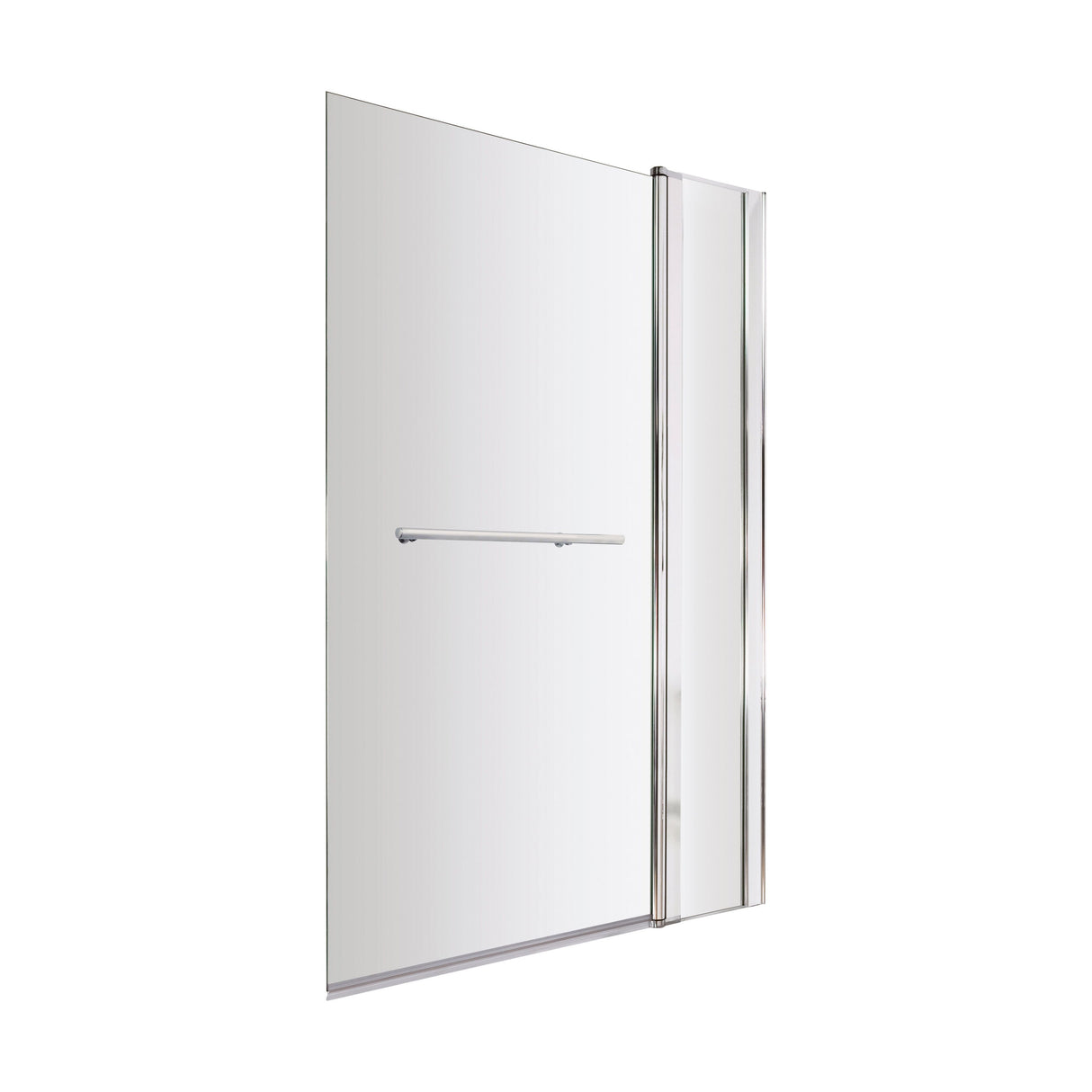 [BBSCSRR2] Contemporary Square Bath Shower Screen - Choice of Style and Finish - Cutout