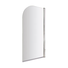 [BBSCSS1] Contemporary 6mm Toughened Safety Glass Round Bath Screen - 1430 x 790mm - Cutout