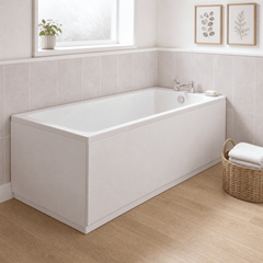 [BBSE008] Square Single Ended Eternalite Bath with Leg Set, Choice of Size