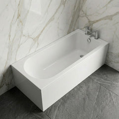 [BBSE605] Contemporary Round Single Ended Bath & Leg Set - Multiple Sizes Available - Silo
