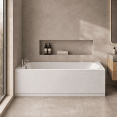 [BBSE607] Contemporary Round Single Ended Bath & Leg Set - Multiple Sizes Available - Lifestyle 3