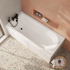 [BBSE610] Contemporary Round Single Ended Bath & Leg Set - Multiple Sizes Available - Lifestyle 2