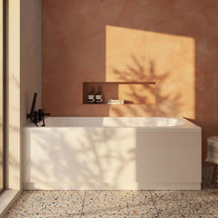 [BBSE614] Contemporary Round Single Ended Bath & Leg Set - Multiple Sizes Available - Lifestyle 1