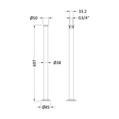 [BBSP311] Standpipes - Technical Drawing