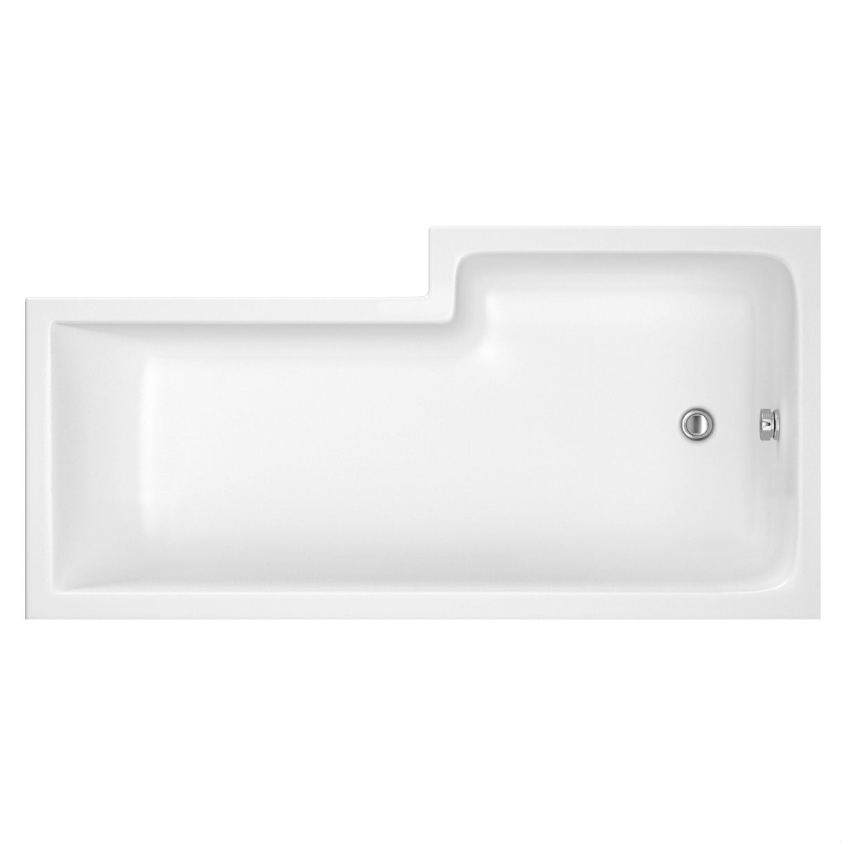 [BBSS701] 1700mm Square shower bath L/H - Cutout