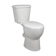 [BC701RH] Contemporary Close-Coupled Toilet Soft-Close Seat 670mm – White - Cutout