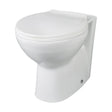 [BCBW002P] Contemporary Back to Wall Toilet Pan, White Ceramic Modern Bathroom WC, Compact Design, 410mm x 355mm by Balterley - Cutout