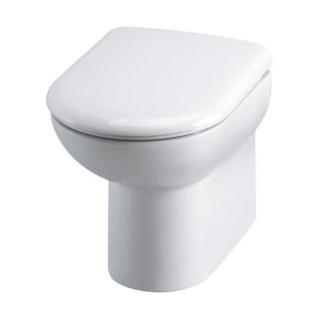 [BCBW005P] D-Shape Back To Wall Toilet Pan   - 400mm x 375mm x 535mm - Cutout
