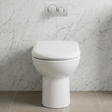 [BCBW005P] D-Shape Back To Wall Toilet Pan   - 400mm x 375mm x 535mm - Silo