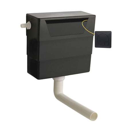 [BCC6M02] Universal Water Saving Dual Flush Side Inlet & Square Dual Flush Button - Choice of Finish - Cutout