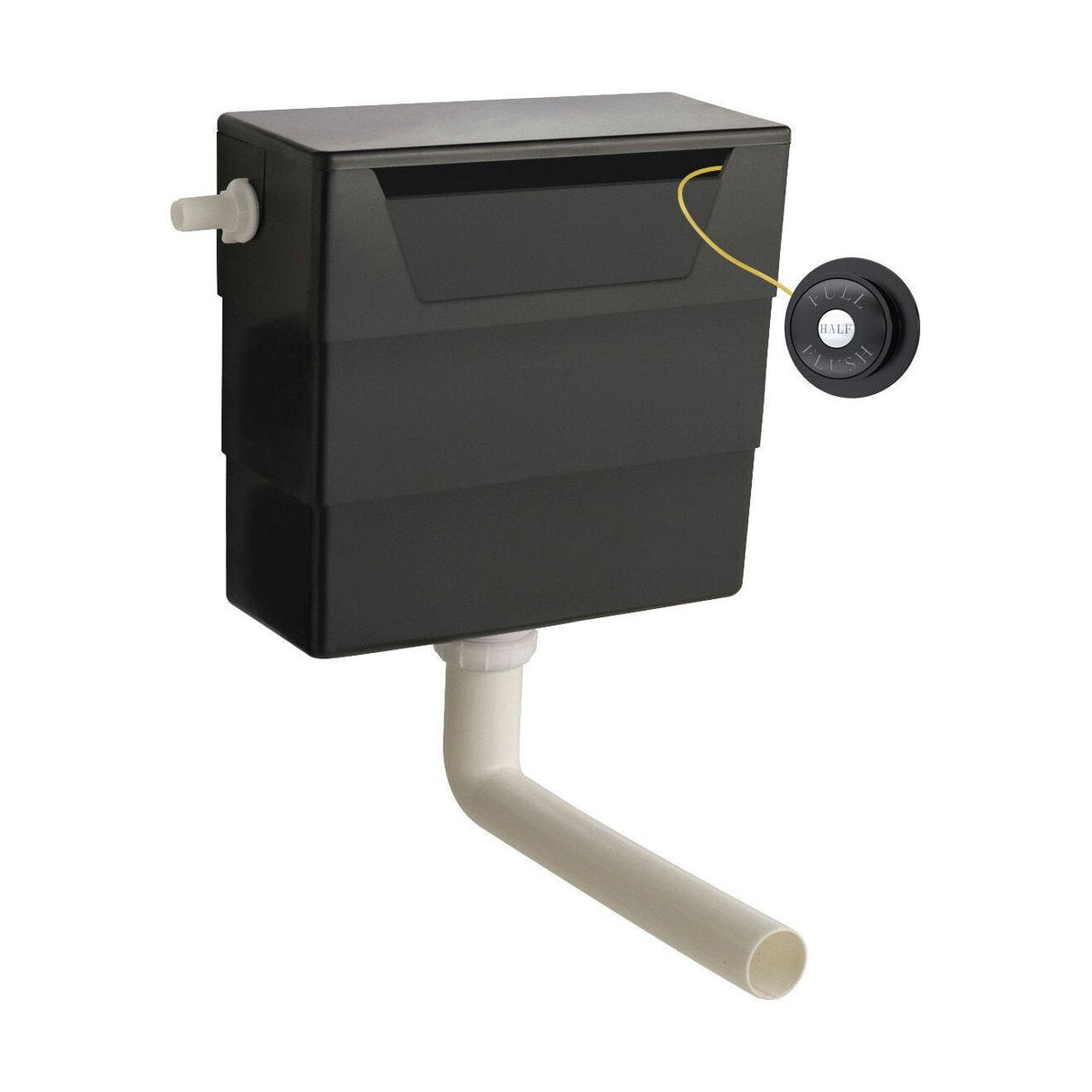 [BCC6T02] Balterley Universal Water Saving Dual Flush Side Inlet with Traditional Push Button - Cutout