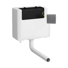 [BCC8M04B] Universal Water Saving Dual Flush Bottom Inlet with Square Push Button - Cutout