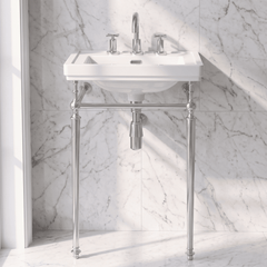 [BCCL532] Swynnerton Traditional Ceramic Basin, Choice of Number of Tap Holes - Silo