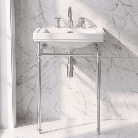 [BCCL532] Swynnerton Traditional Ceramic Basin, Choice of Number of Tap Holes - Silo