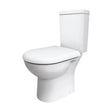 [BCCP003] Modern Bathroom Design Toilet Pan with Cistern and Fittings , 745 x 360 x 620mm, White - Cutout