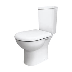 [BCCP003] Modern Bathroom Design Toilet Pan with Cistern and Fittings , 745 x 360 x 620mm, White - Cutout