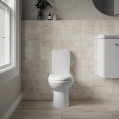 [BCCP003] Modern Bathroom Design Toilet Pan with Cistern and Fittings , 745 x 360 x 620mm, White - Lifestyle 1